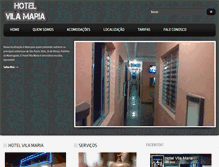 Tablet Screenshot of hotelvilamaria.com